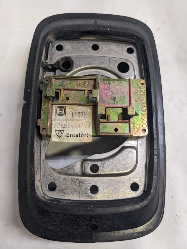 PORSCHE 944 INCOMPLETE EXTERIOR DOOR SIDE MIRROR FRAME 94473104101 USED R25