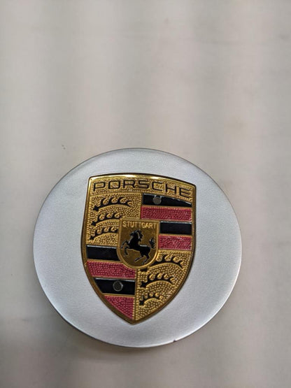 PORSCHE GRAY COLORED CENTER CAP (1) 7L5601149 NEW R21T2