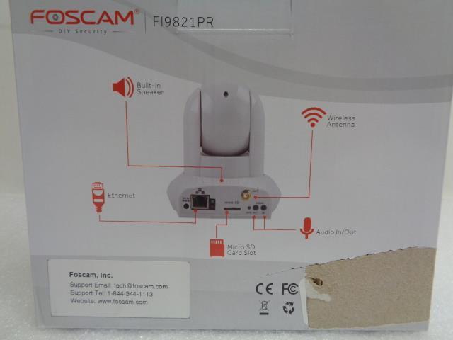 FOSCAM FI9821PR 720P HD RESOLUTION WIRELESS IP SECURITY CAMERA R28