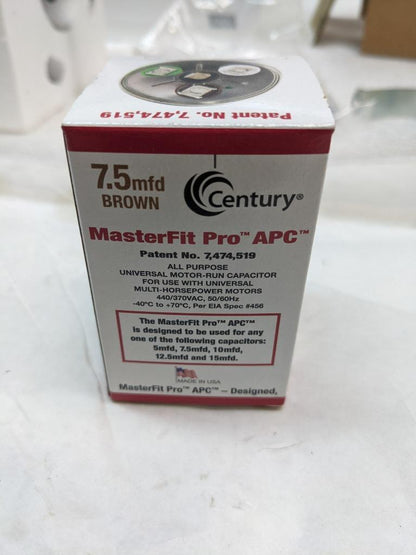 CENTURY FE6001F MASTERFIT PRO CONDENSER FAN MOTOR WITH CAPACITOR NEW R30