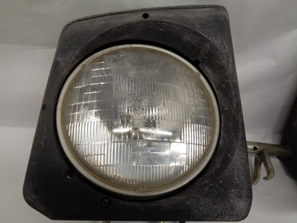 Porsche 944 Gloss Black Headlight Assembly PAIR USED GENUINE R25