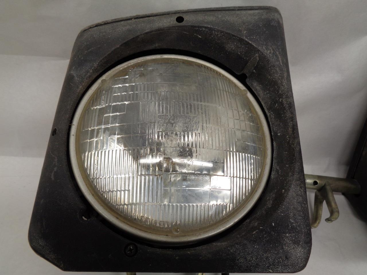 Porsche 944 Gloss Black Headlight Assembly PAIR USED GENUINE R25