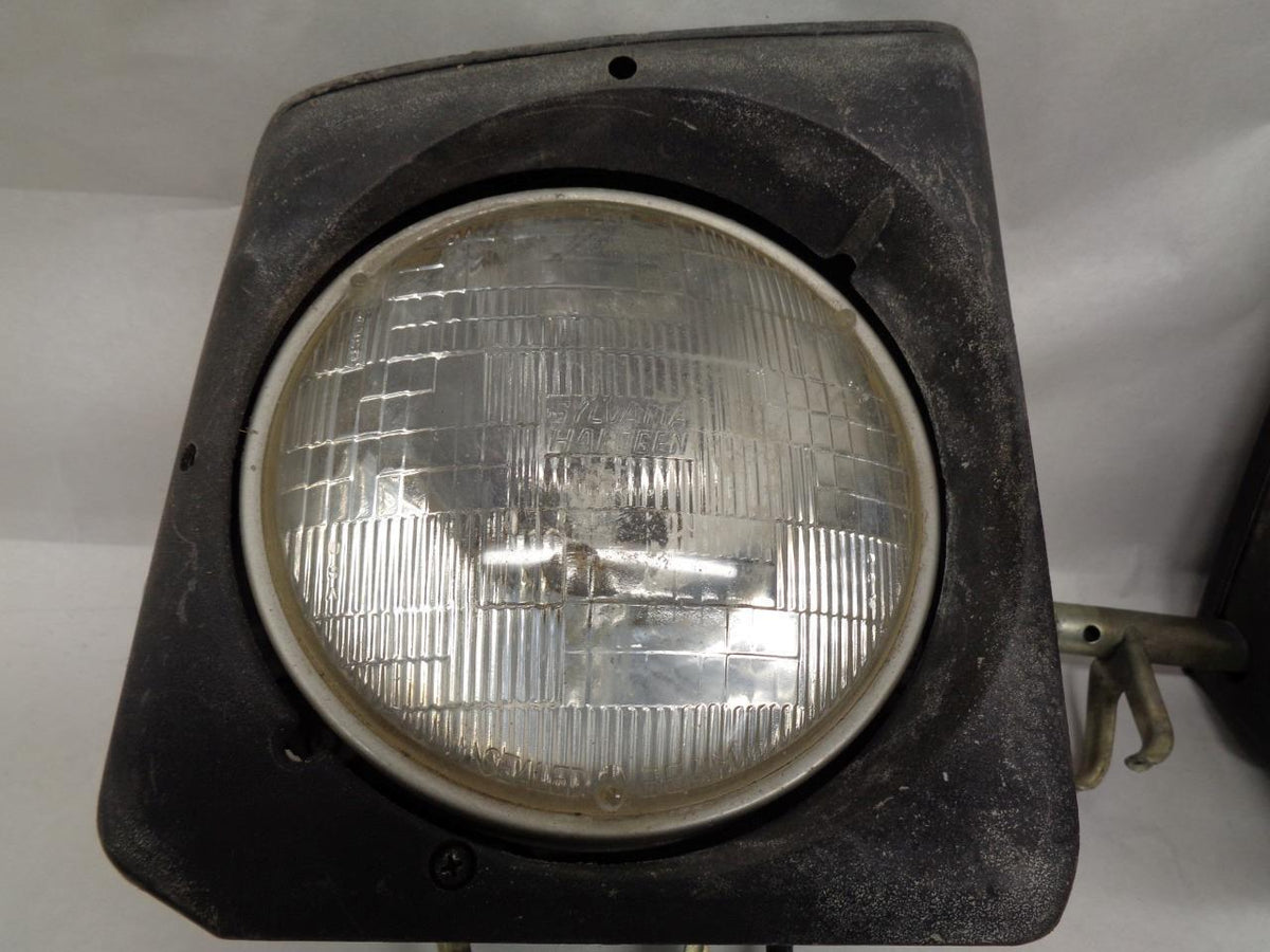 Porsche 944 Gloss Black Headlight Assembly PAIR USED GENUINE R25