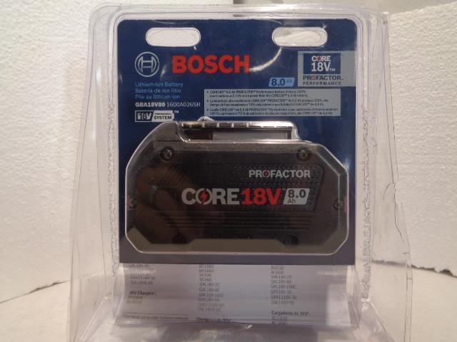NEW BOSCH LI-ION CORE18V 8AH BATTERY GBA18V80 R28