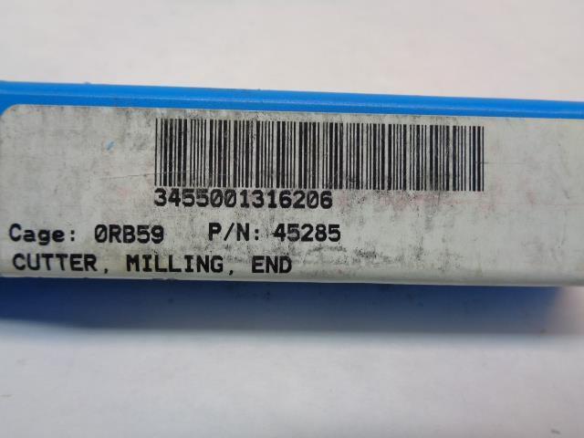 NIAGARA CUTTER MILL D400 7/8 DIAM. 7/8 SHANK HSS-GENERAL PURPOSE 45285 R22T6BA