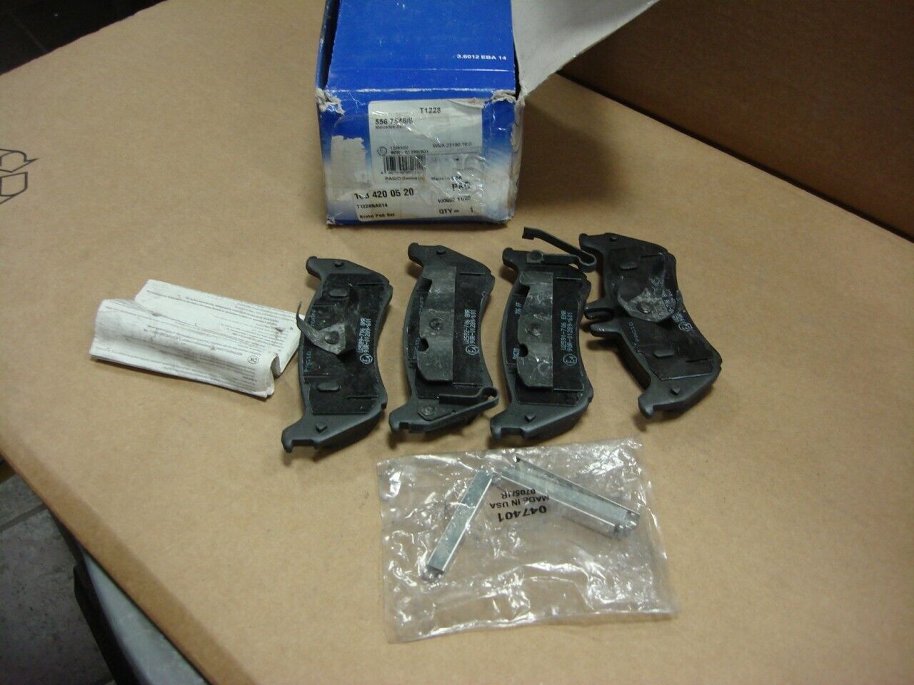 NEW PAGID REAR BRAKE PADS FITS 2001 MERCEDES BENZ ML320 T1228 R5TA