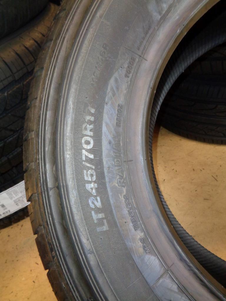 2 BRIDGESTONE DURAVIS R500 HD LT 245 70 17 119/116R LRE 10PLY TIRES 191894 CQ2