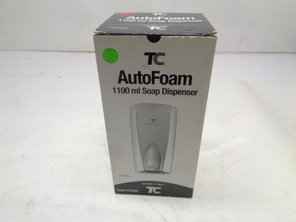 TC AUTOFOAM 1100ml SOAP DISPENSER WHITE/BLUE STOCK 750409 R30T1