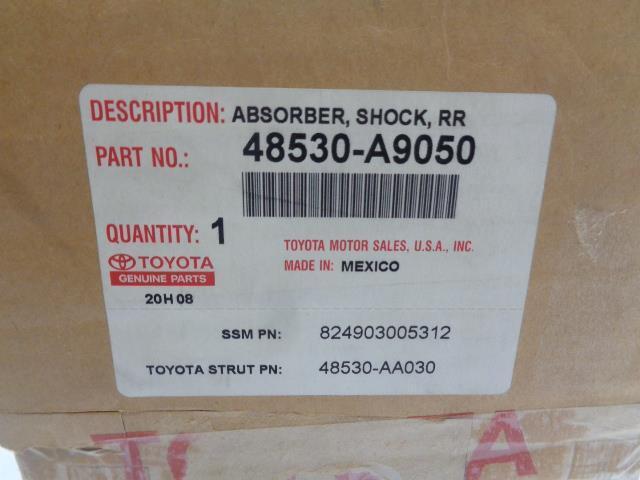 NEW GENUINE TOYOTA REAR RIGHT STRUT FOR '99-'03 TOYOTA CAMRY 48530-A9050 R33