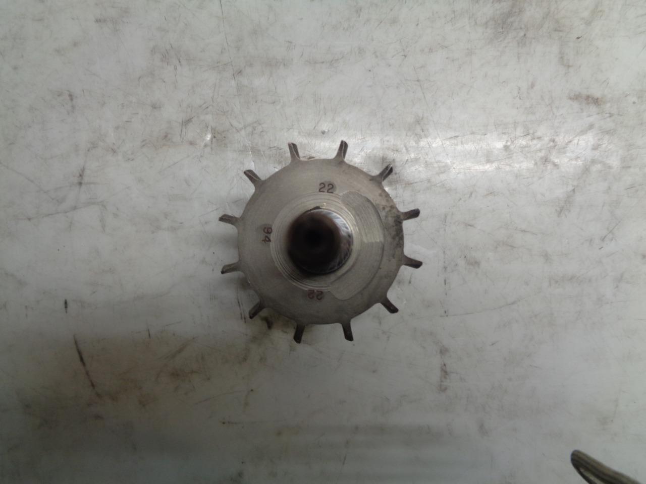 USED TURBO CHARGER SHAFT WHEEL 12 BLADES R12TA