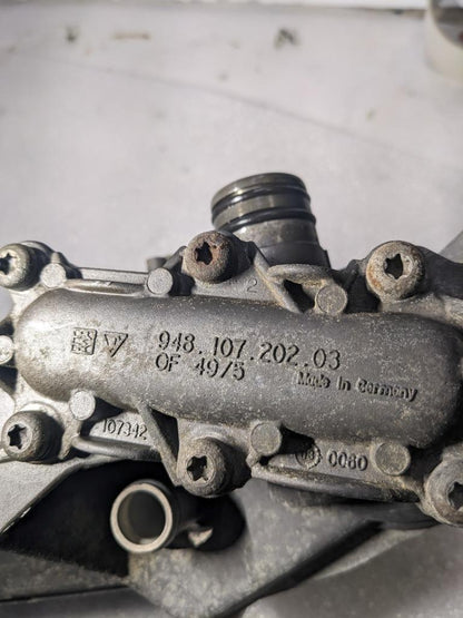 PORSCHE CAYENNE 4.5L V8 ENGINE OIL FILTER HOUSING BRACKET 94810720203 USED R20