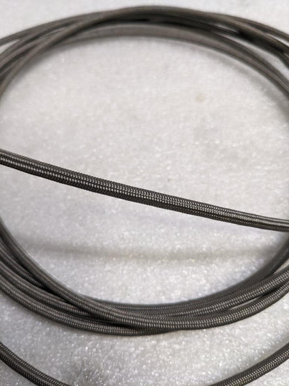 UNBRANDED BRAIDED METALLIC BRAKE HOSE 14' TEFLON LINED 3/16" OD 1/16" ID NEW R3
