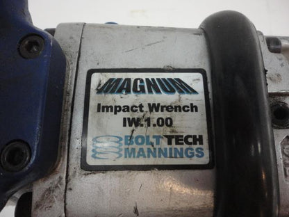 BOLTTECH MANNINGS REAR HANDLE 1" IMPACT WRENCH 1,700ft/lb IW1.00 BLUE USED H2