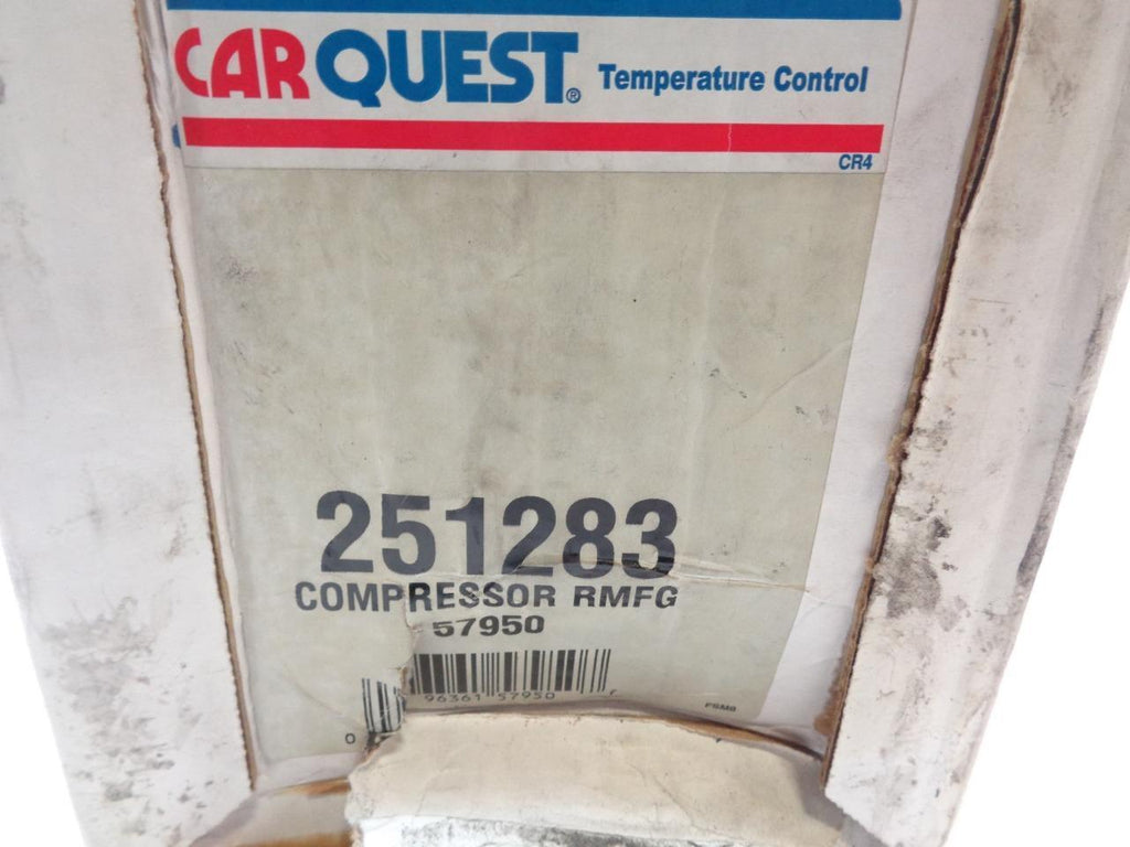 REMAN CARQUEST 251283 AC COMPRESSOR CADILLAC, CHEVY, GMC, ISUZU 1996-02 R1