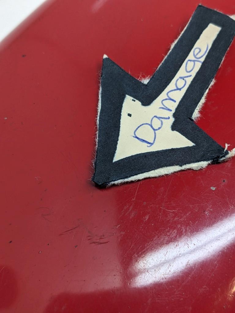 PORSCHE 928/944 FRONT RIGHT PASSENGER EXTERIOR FRAME-RED-92873102408 USED R25