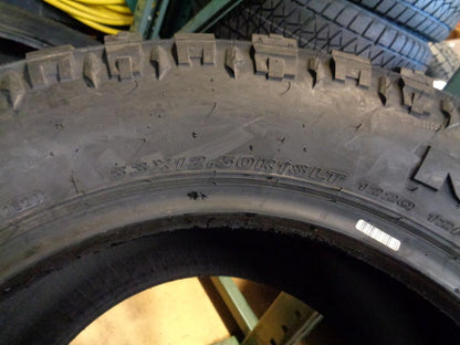 2 NEXEN ROADIAN MTX BSW LT 33 12.5 18 122Q LRF 12PLY MUD TERRAIN TIRES 16263NXK