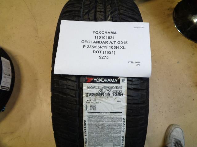 2 YOKOHAMA GEOLANDAR AT G015 P 235 55 19 105H XL TIRE 110101621 BQ4