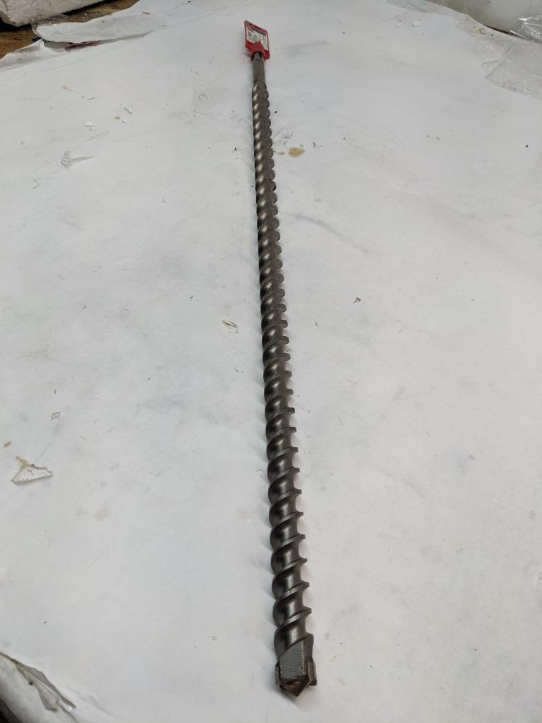 BOSCH ROTARY HAMMER DRILL 1" DRILL BIT 31" MAX DRILLING 39 OVERALL LG #2 NEW D0