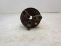 ROHM 6-1/4" DIAMETER 3 JAW SELF-CENTERING LATHE CHUCK W/ MOUNTING BOLTS USED H1