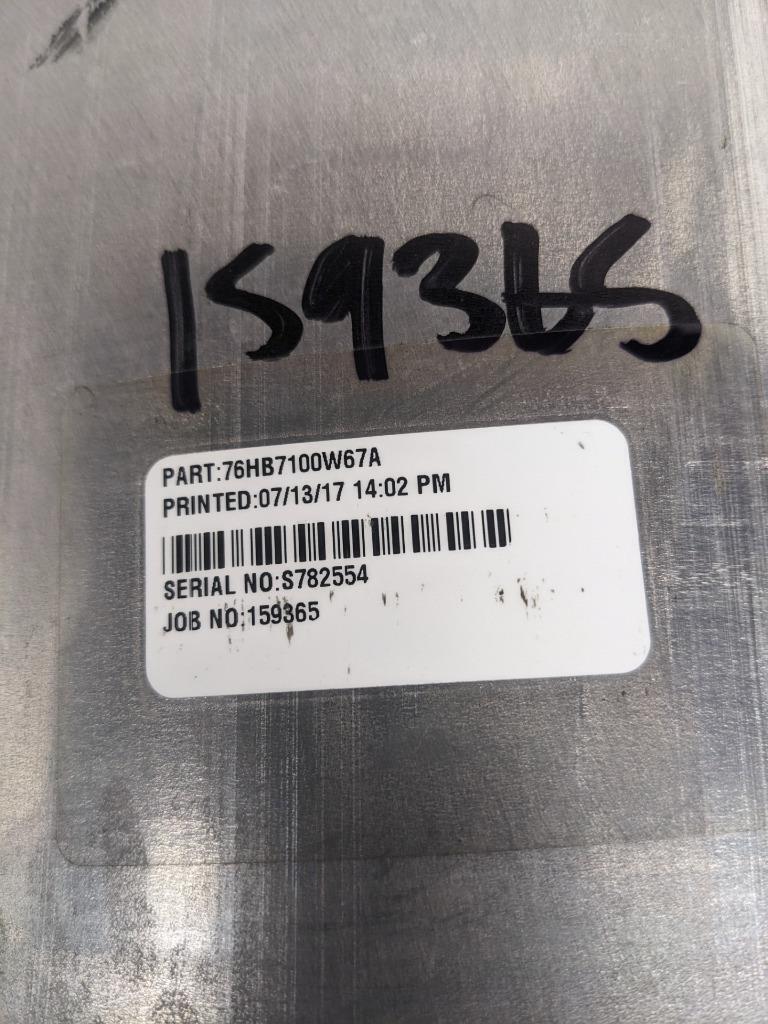 1 WELD RACING 76HB7100W67A WHEEL RT-S S76 FORGED ALUMINUM BLACK 17X10 USED B2