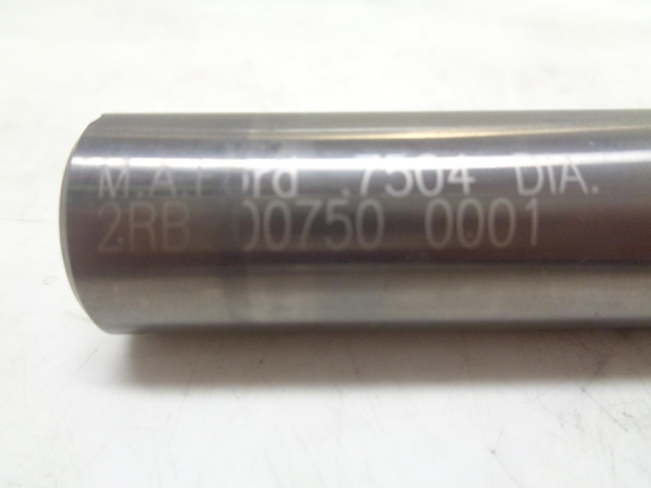 NEW MA FORD 2RB 00750 0001 CARBIDE END DRILL 3/4"x1" 2 FLUTE R22T6BG