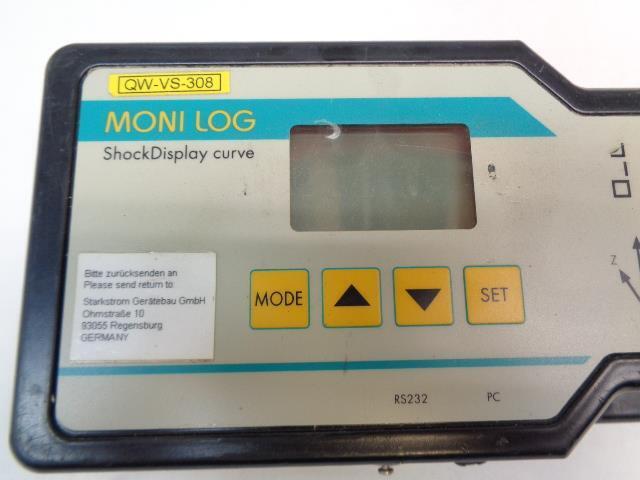 USED MONI LOG SHOCKDISPLAY CURVE RISK LOGGER R20 SMT & HYBRID *SOME DAMAGE* R4TC