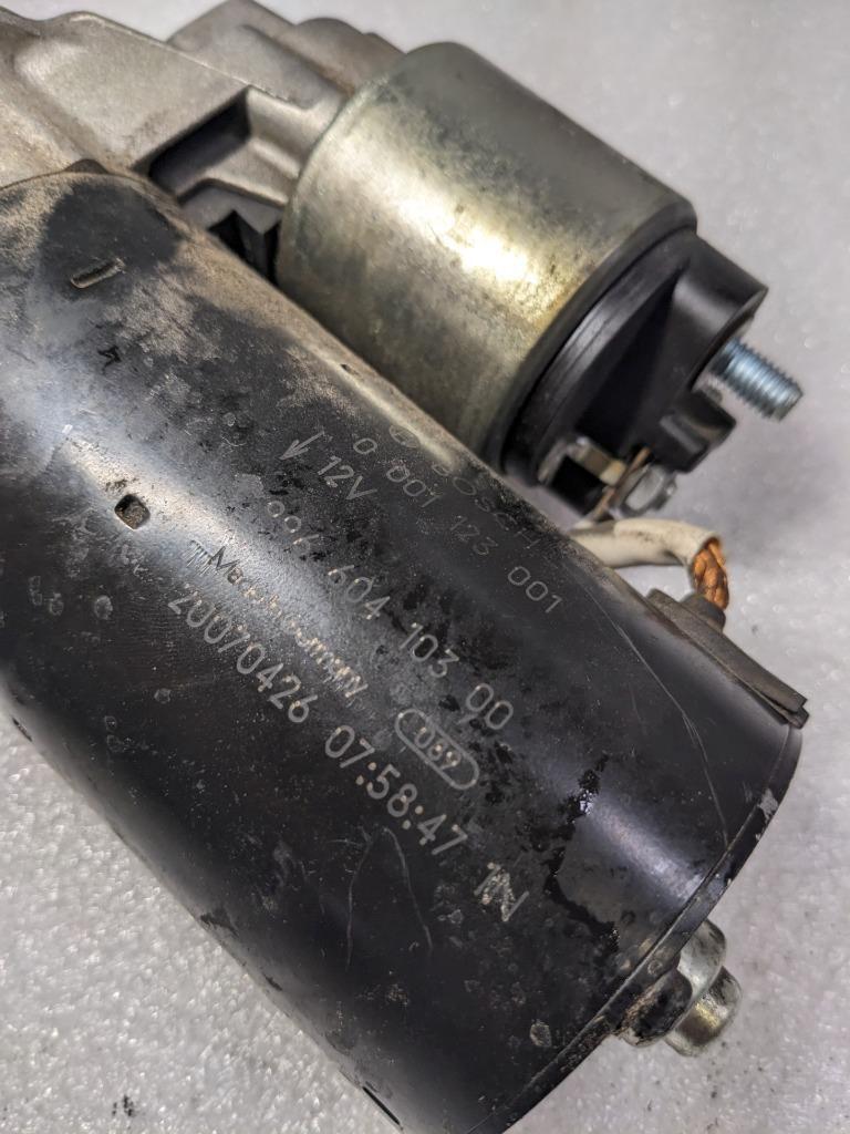 PORSCHE 911/996 STARTER IGNITION BOSCH 99660410300 10-SPLINE USED 996B.G.L.