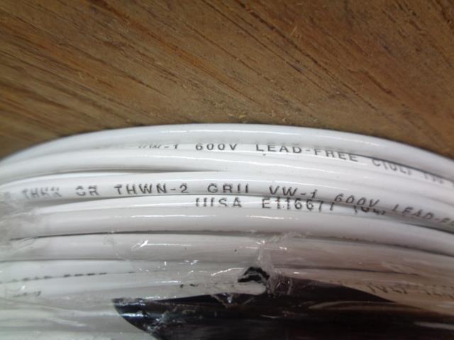 IUSA UL E116677 12AWG CABLE 3.31MM2 MTW/THHN/THWN2 600V GRII T90 500FT NEW H2