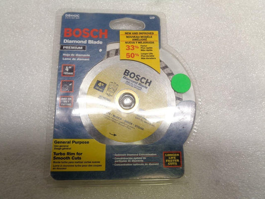NEW BOSCH 4" PREMIUM TURBO DIAMOND BLADE DB442C SP1T1