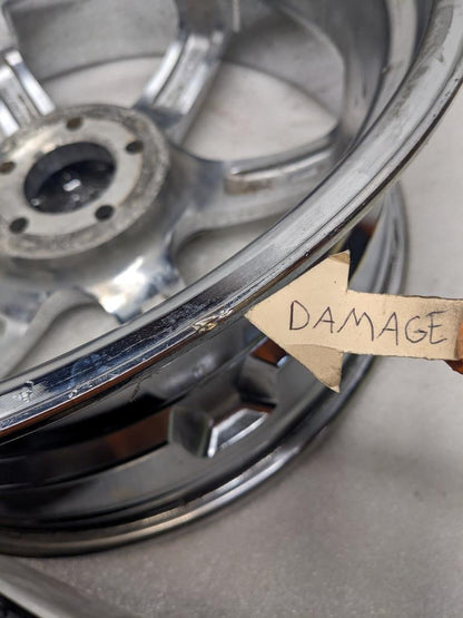 PAIR OF LEXANI LX-6 CHROME CUSTOM WHEELS 20X8.5 ET15 5X115 DISCONTINUED USED B2