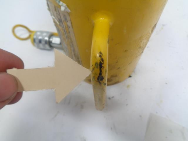 THIN TYPE HYDRAULIC CYLINDER JACK FCY-50 50 TON 100MM TRAVEL NEW J2