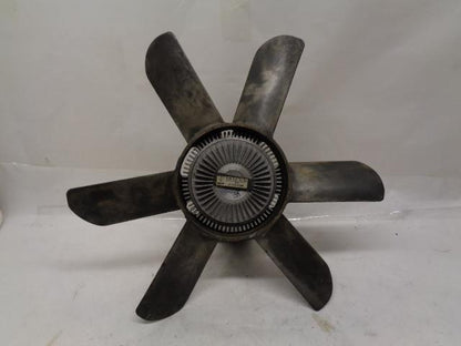 USED GENUINE PORSCHE VISCOUS CLUTCH FAN CARRIER PULLEY W/ MERCEDES-BENZ FAN R20