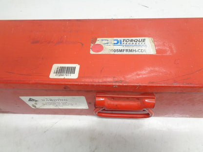 USED CDI PRODUCTS 10005MFRMH ADJUSTABLE MICROMETER TORQUE WRENCH 1" DRIVE SR