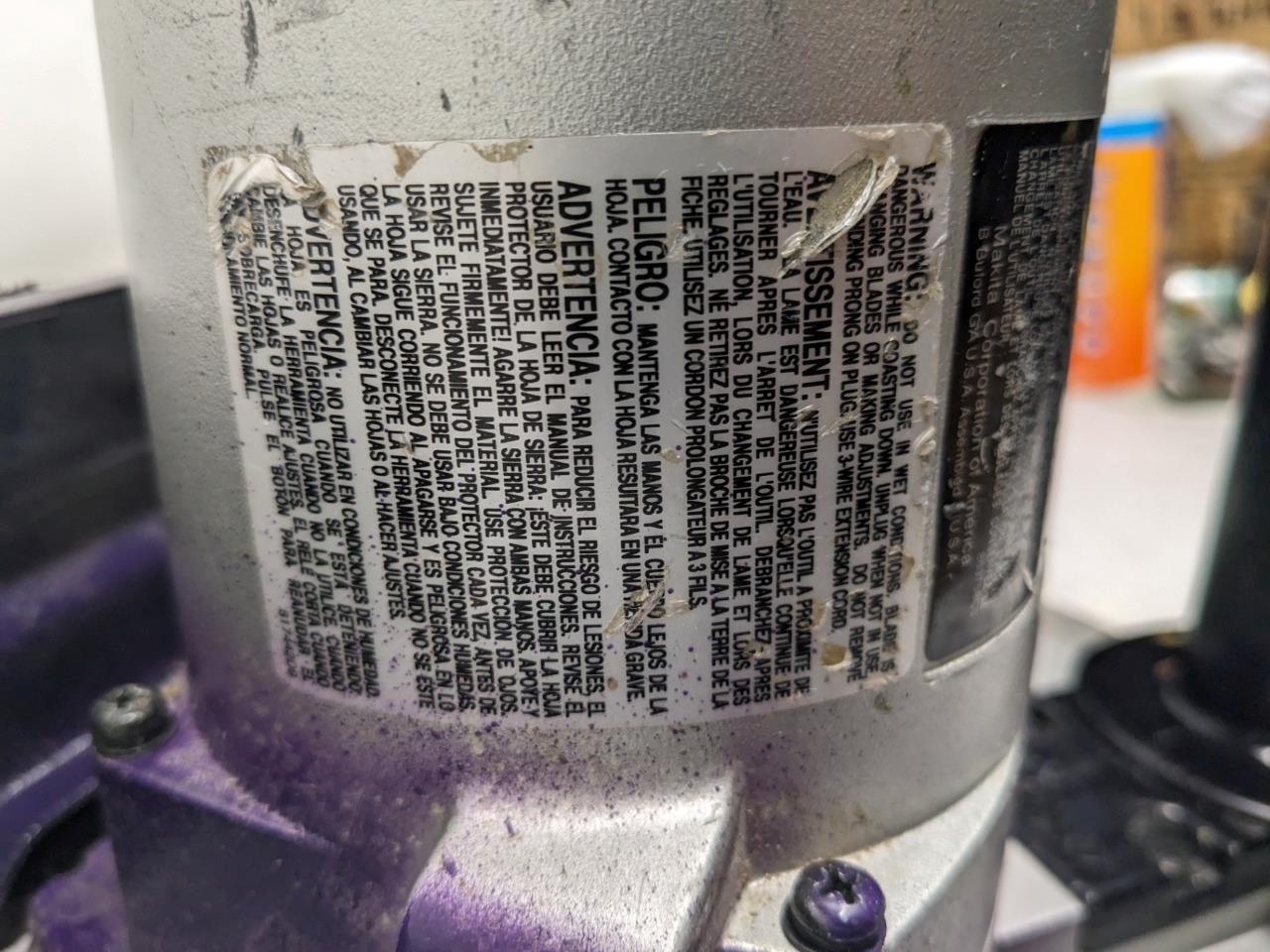 Makita 5402NA Corded 16-5/16" Beam Circular Woodcutting Saw 2011 used B1B2