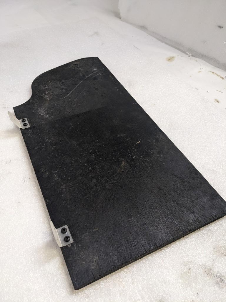 PORSCHE 928 UNDER DASH BLACK FUSE PANEL COVER USED R23