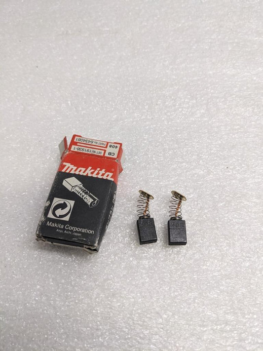 MAKITA 6434081 CARBON MOTOR BRUSH SET CB-408 NEW R22T5