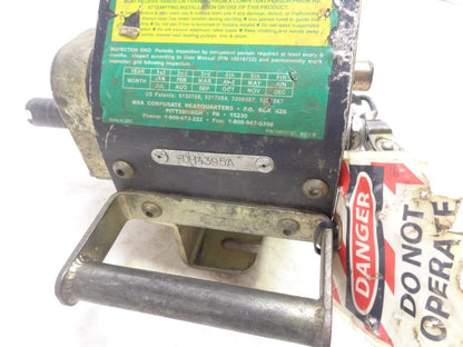 MSA LYNX PERSONAL SAFETY SIDE HOIST 10016727 (MISSING MANUAL HANDLE) USED H1