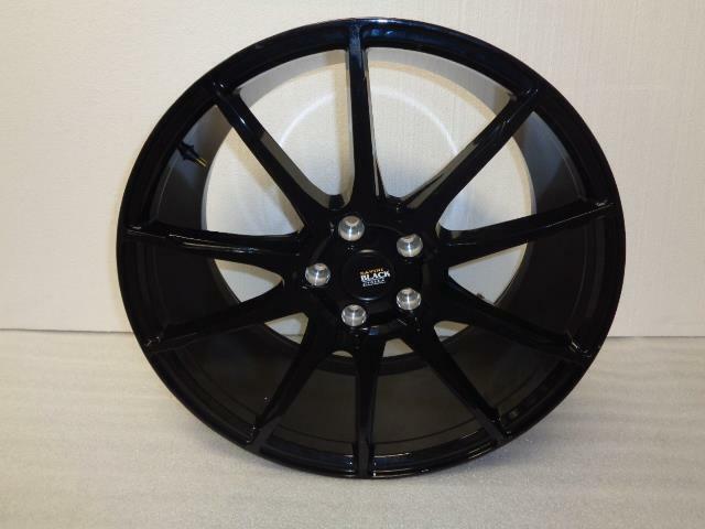 1 Used Savini Black Di Forza BM12 Wheel 5x115 19x8.5 SAV033-1 SR