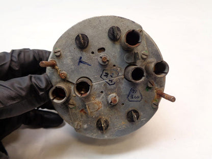 GENUINE PORSCHE 65-69 912 VDO GREEN FUEL & TEMP INTRUMENT CLUSTER 90274150101