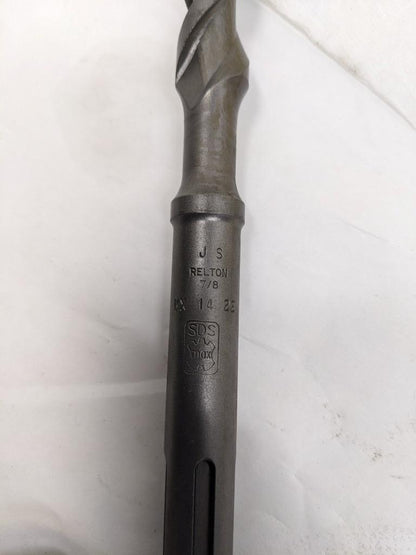 RELTON MX-14-22 7/8" X 16" DD HAMMER BIT SDS-MAX SHANK SINGLE CUTTER NEW R29