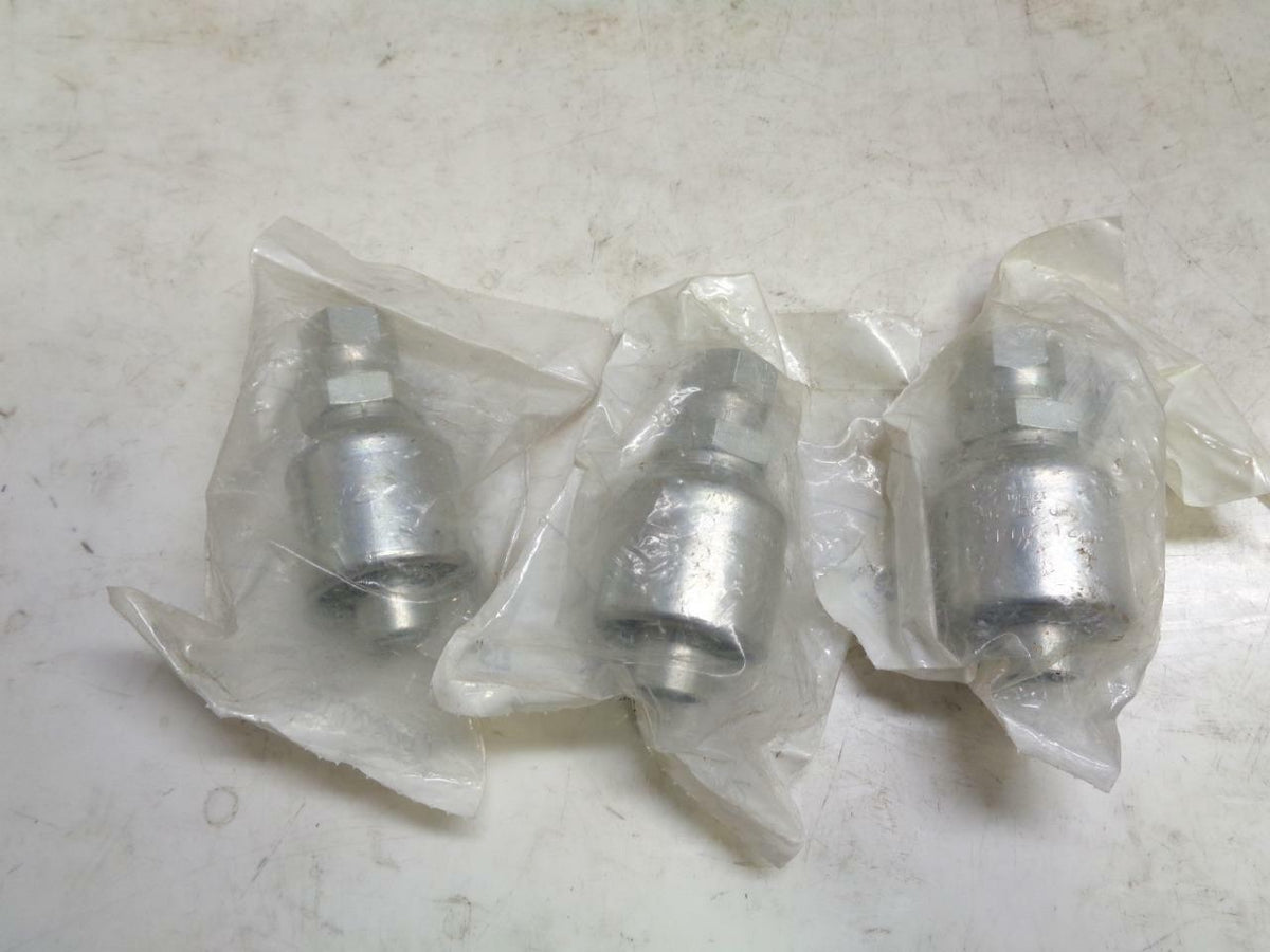 1 NEW PACK OF 3 GATES G25170-1208 HYDRAULIC HOSE FITTING R10TD