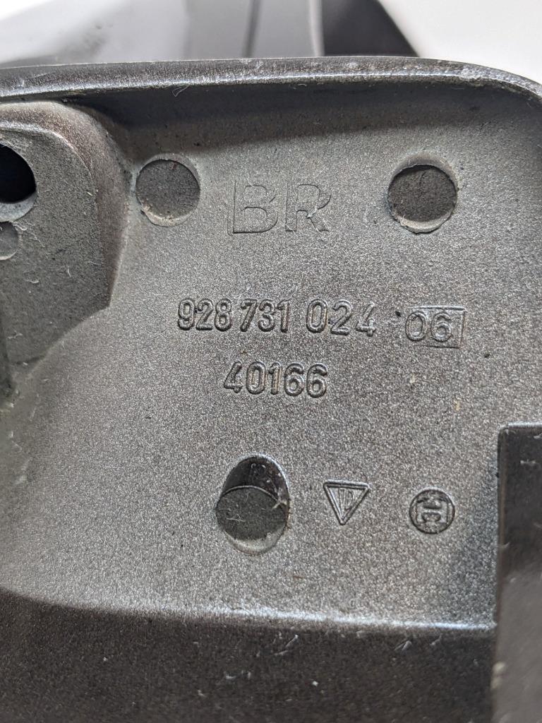 PORSCHE 928/944 FRONT RIGHT PASSENGER EXTERIOR FRAME-GRAY-92873102406 USED R25