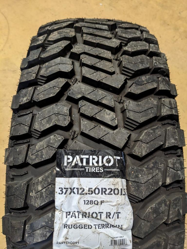 PATRIOT RUGGED TERRIAN LT 37 12.50 20 128Q LRF 12PLY TIRE PASYTH0091 CQ1