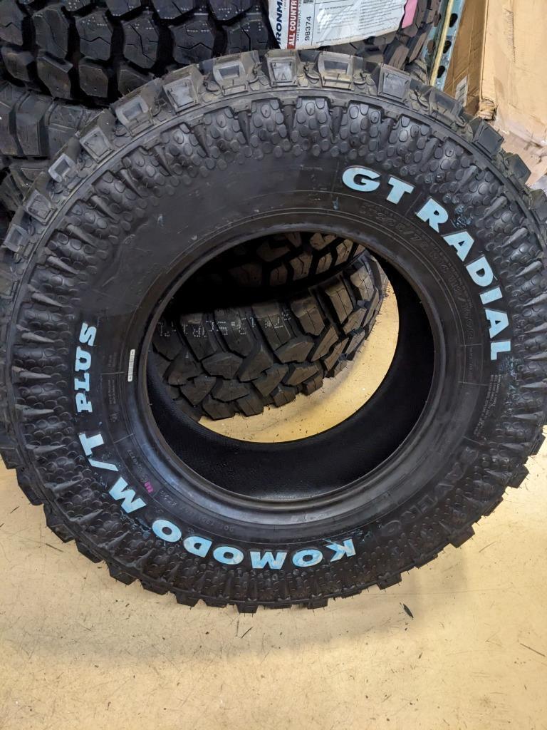 2 GT RADIAL KOMODO M/T PLUS OWL LT 265 75 16 112/109Q LRC 6PLY TIRE A287 CQ2