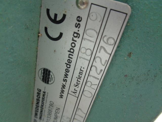 NEW SWEDENBORG HYDRAULIC PUMP TPE: K1GG (SERIES 18109) 1B117 R 12276 R34