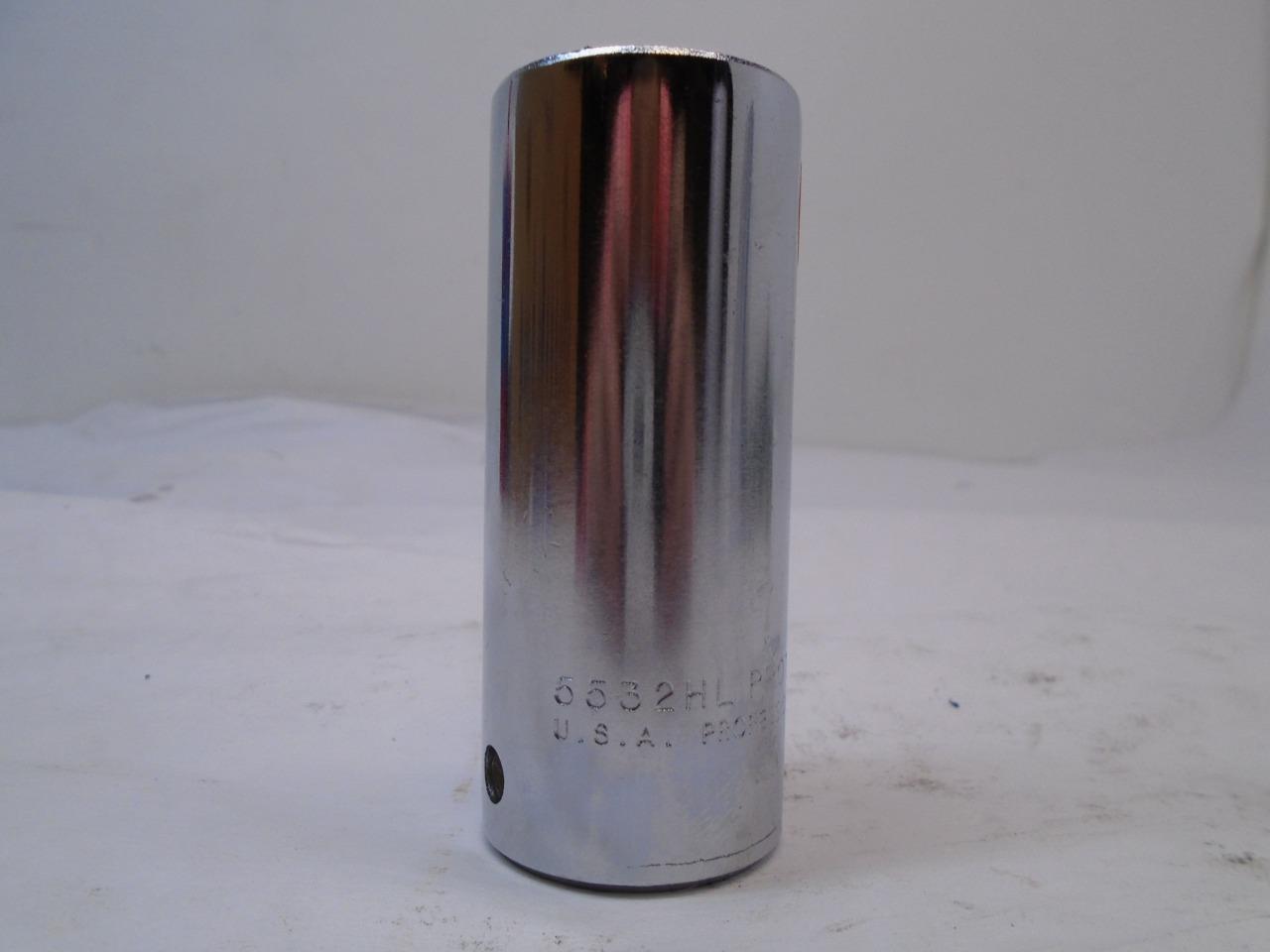 NEW STANLEY PROTO 3/4 IN. DR. DEEP SOCKET 1 IN. 6 PT. 5532HL R22