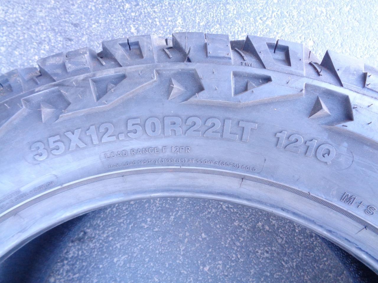 2 VENOM POWER TERRA HUNTER XT LT 35 12.50 22 121Q LRF 12PLY TIRES TVPXT11 SU7