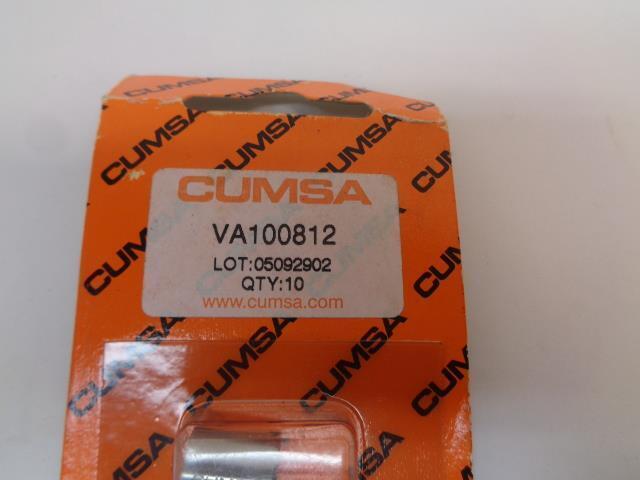 1 NEW CUMSA AIR POPPET VALVE Ø10 VA100812 10 PACK R6TF