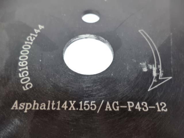NEW PROTECH DIAMOND TOOLS 14" x .155 ASPHALT DIAMOND BLADE AG-P43-12 SP1T2