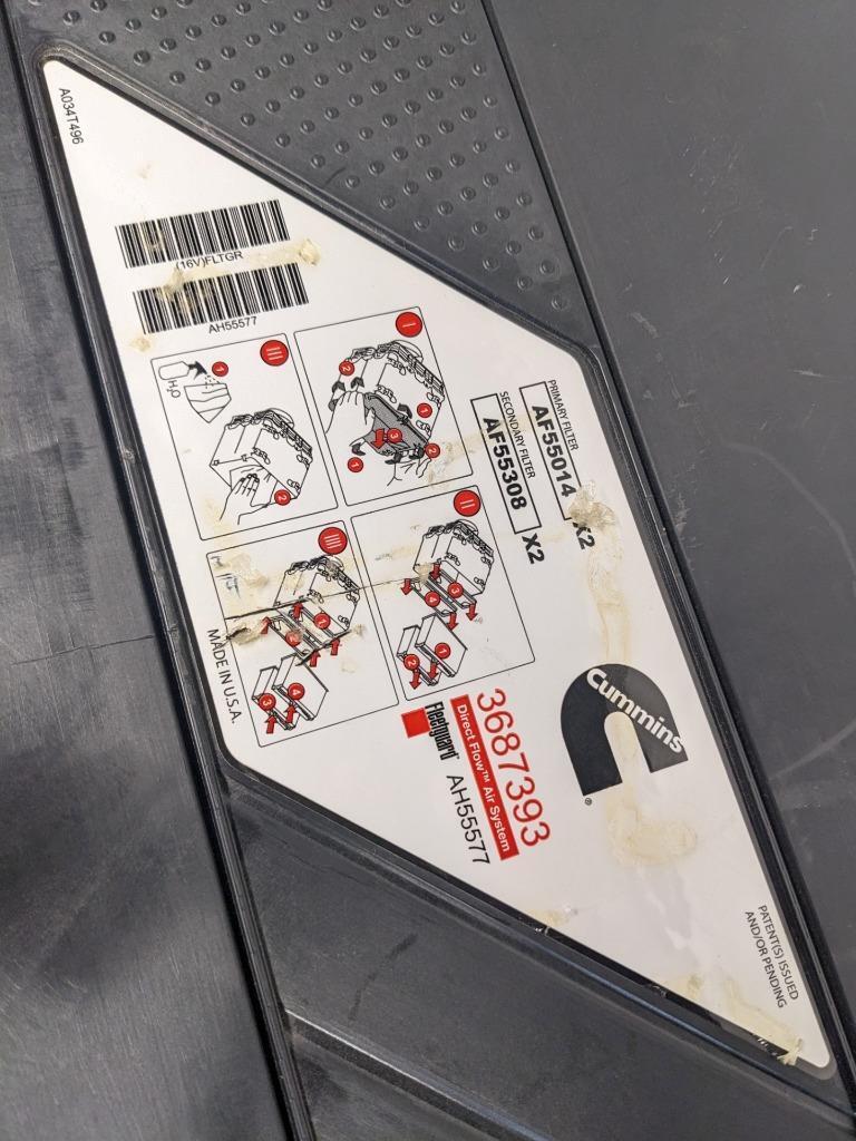 CUMMINS 3687393 AIR DIRECT FLOW SYSTEM AH55577 FILTER NEW D1